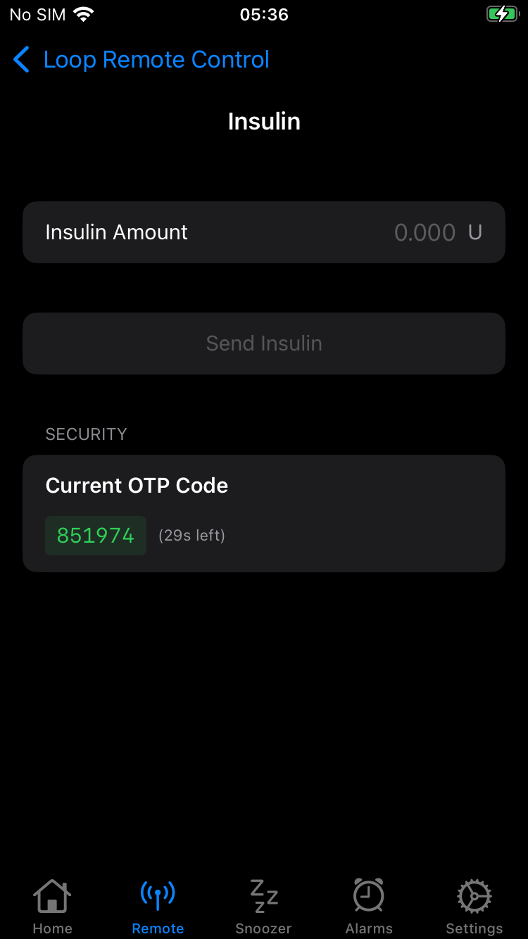  remote bolus older than 12 minutes
