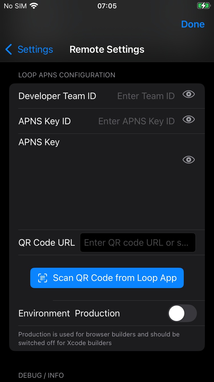 remote lrc settings 