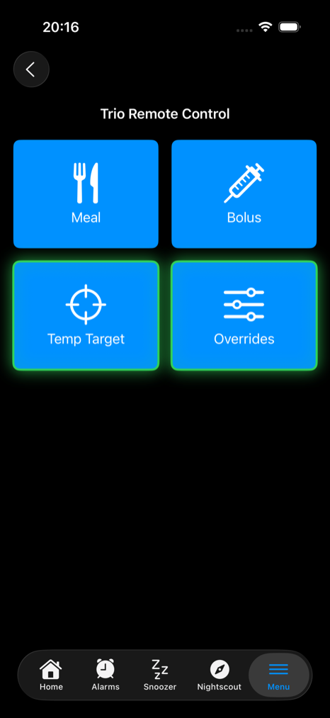 loopfollow trio remote control choices