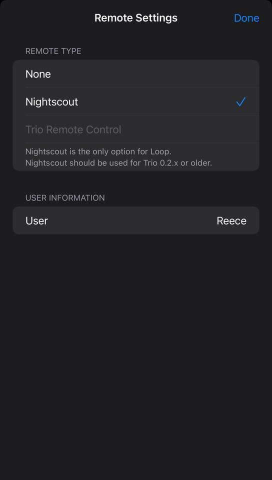 cannot select trio remote control 