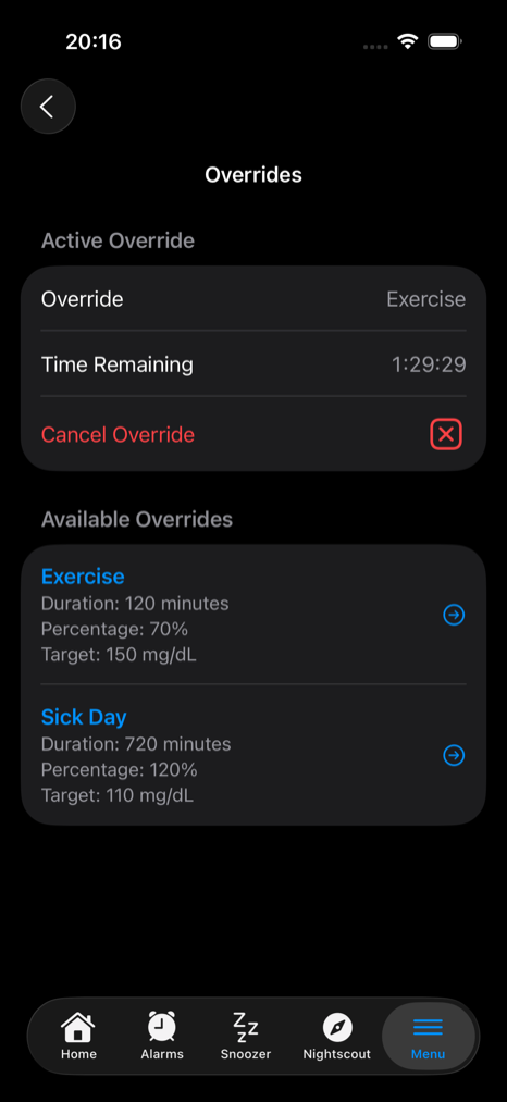 remote overrides