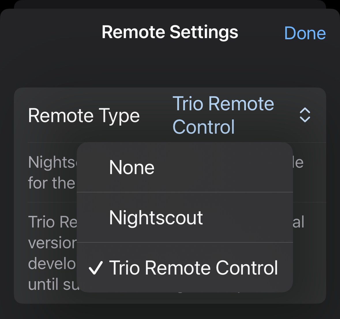 LoopFollow remote settings type