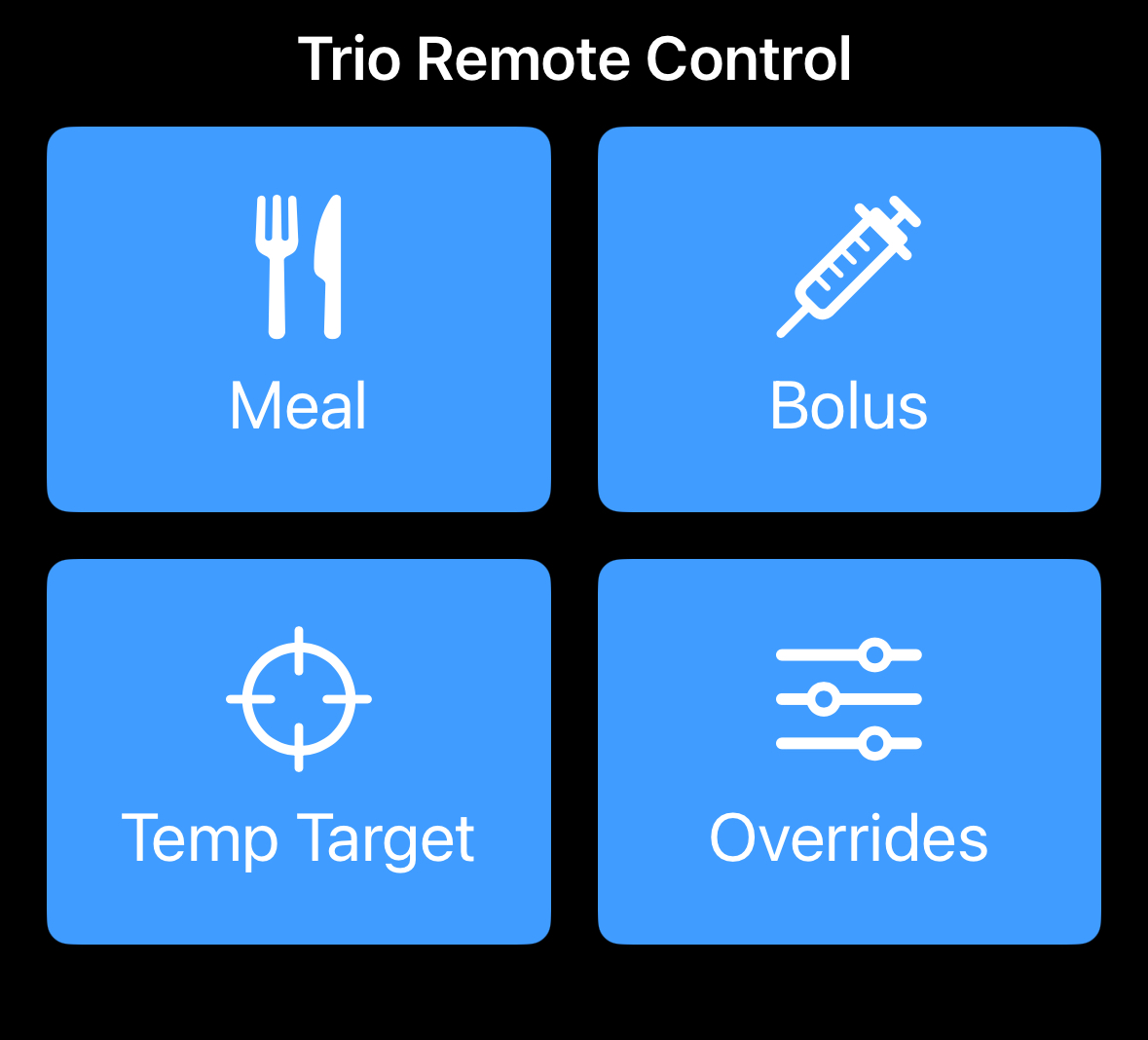loopfollow trio remote control choices