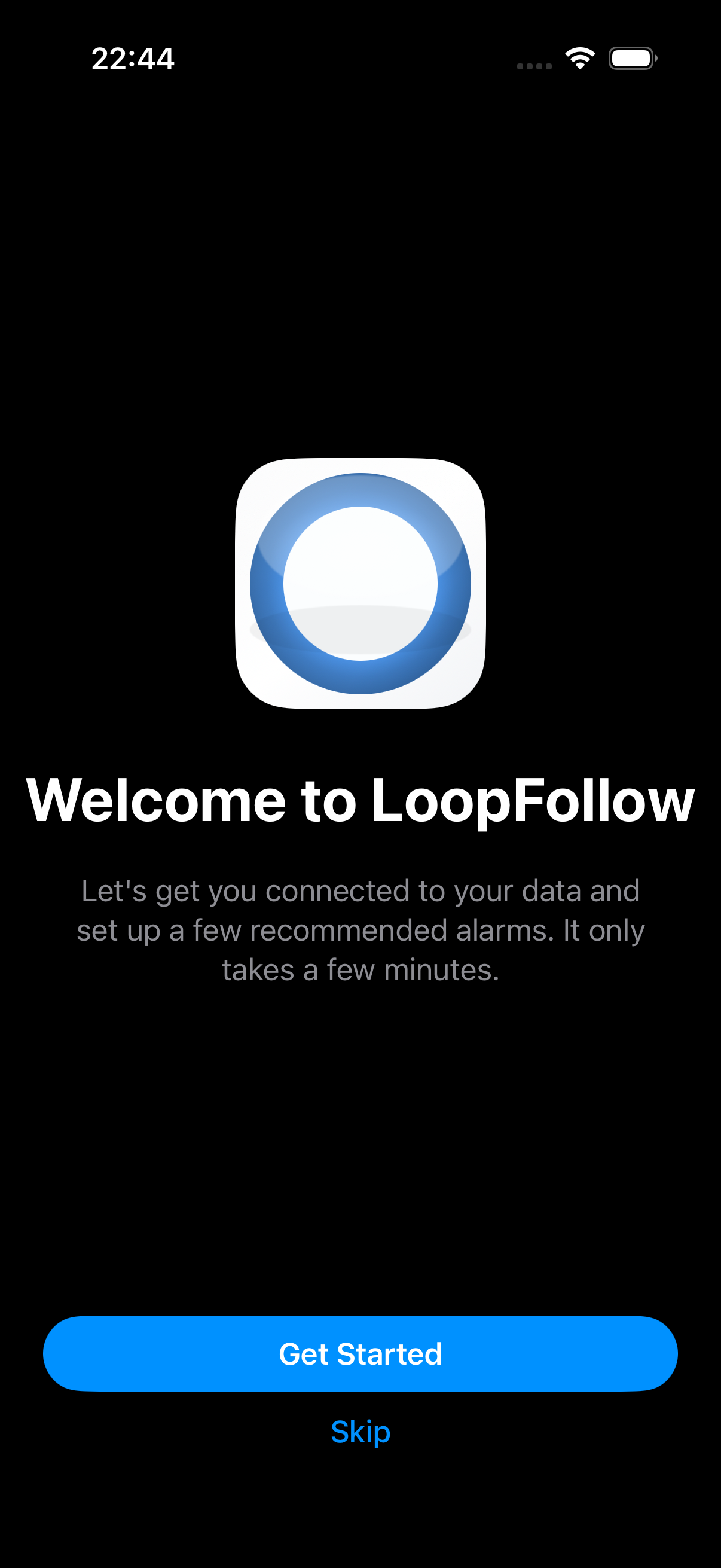 Welcome step